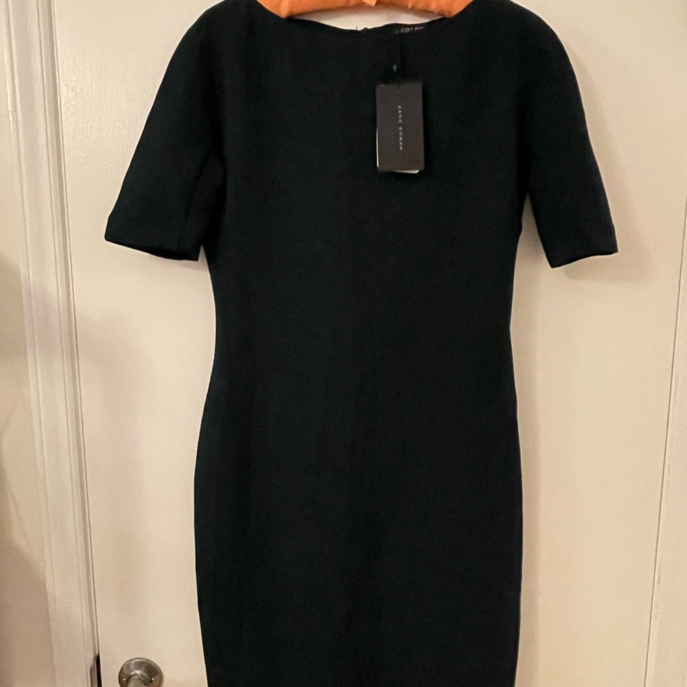 NEW Zara Woman Classic Large Hunter Green Dress
